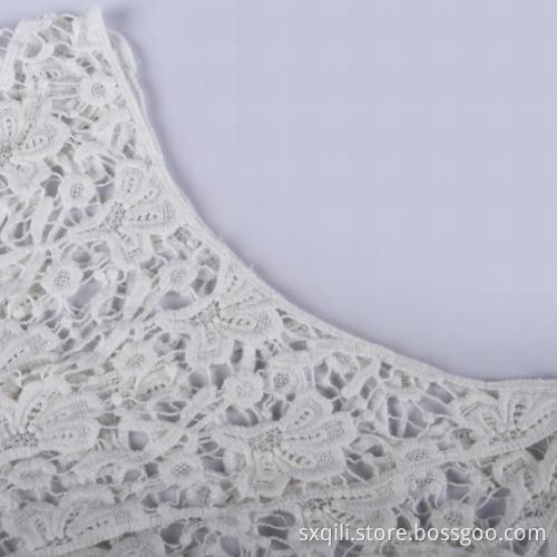 Crochet Girls Beach Dress Sexy White Dress Beachwear
